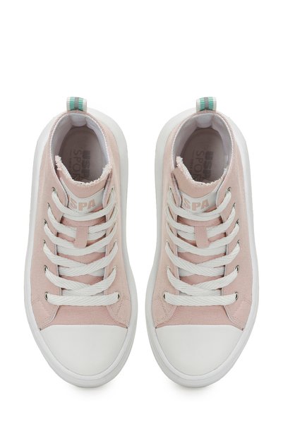 U.S. Polo Assn. Clementinetex Jr 5Fx Pink Girl's High Sneaker