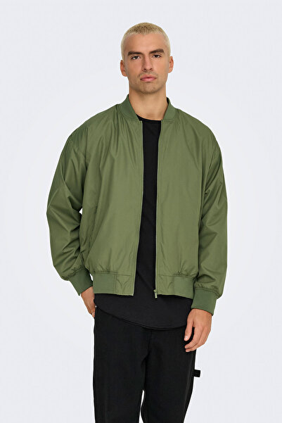 Only & Sons ONSGAVIN BOMBER JACKET OT Yeşil Erkek Ceket