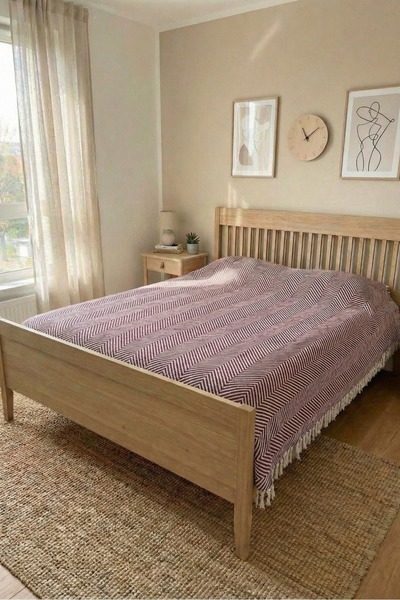 Rikka Home Dreamy Rikka Double Personality Pike 200x230 ناعم، مزيج القطن، 4 م...