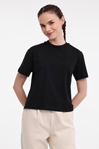 Kinetix WL UNI 11KT70 5FX Siyah Kadın Kısa Kol T-Shirt