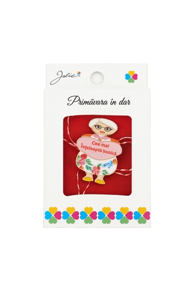 Flippy Martisor Brosa Mica in Cutie, Dimensiune Brosa 2.5-3 cm,Jolie, Model C...