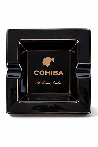 COHİBA Siyah Kare Seramik Küllük – CKL0139