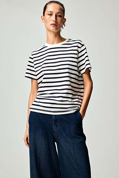 H&M تي شيرت قطني