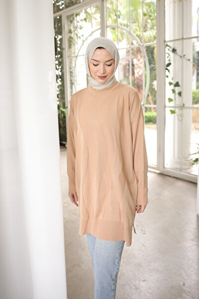 İmajButik Mink okrugla kragna Tunika od hladne pređe