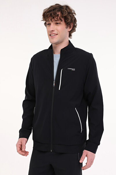 lumberjack Ml Hope 18Itl400 5Fx Black Men's Tracksuit Top