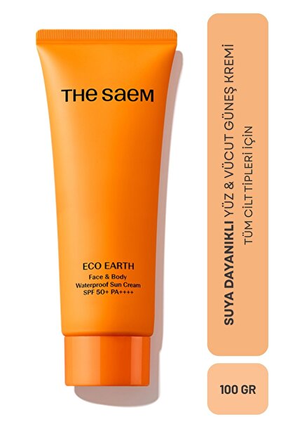 THE SAEM Eco Earth Face & Body Waterproof SPF 50+ PA++++ / Suya Dayanıklı Yüz...