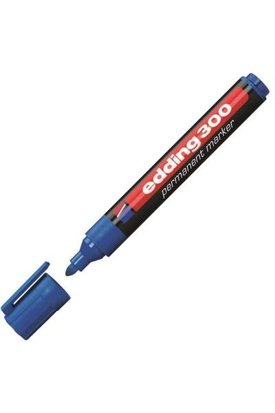 Edding Marker Pen Blue (E300) 10-Pack