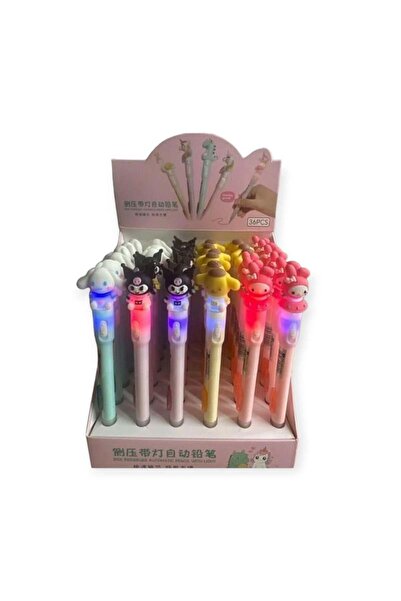 Filipp Versatile Pen with Lighted Side Press Head, 36-Piece Stand