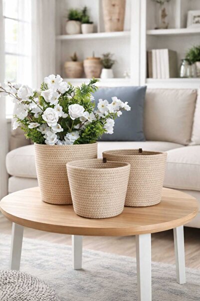 bayram taşcıoğlu home desing 3 Adet Çok Amaçlı Sepet Saksılık Düzenleyici Hed...