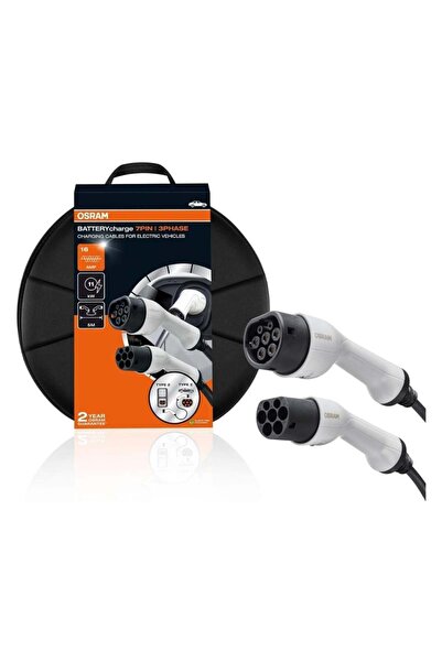 Osram 480V AC ELEKTRİKLİ ARAÇ ŞARJ KABLOSU TİP2 (3 FAZLI) (32 A) (22000W) (5 MT)
