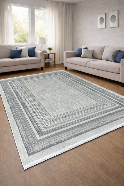 ünalcarpet 4 Metrekare - 6 Metrekare Bambu Tarz Modern Dokuma Salon Oturma Od...