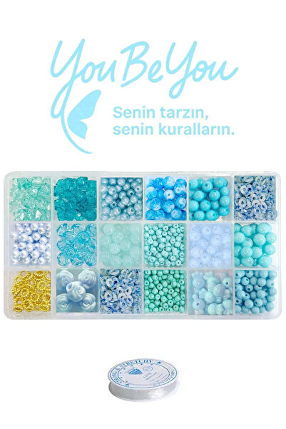 By MO Accessories Çocuklar Için Boncukla Takı Yapma Seti 2 - Hobi Boncuk Yapı...