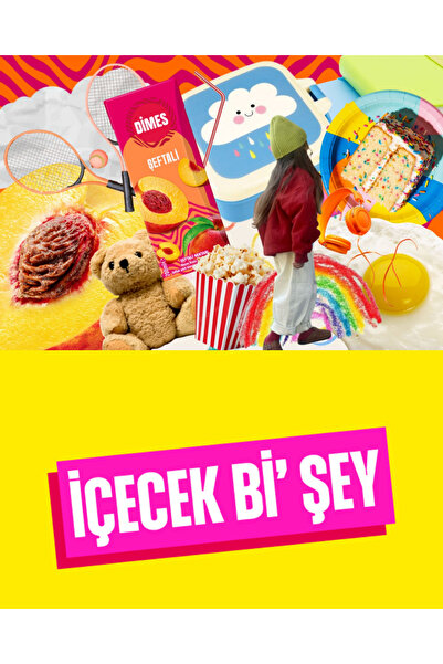 Dimes Şeftali 200MLx27'li Paket Meyve Suyu (1 Koli)