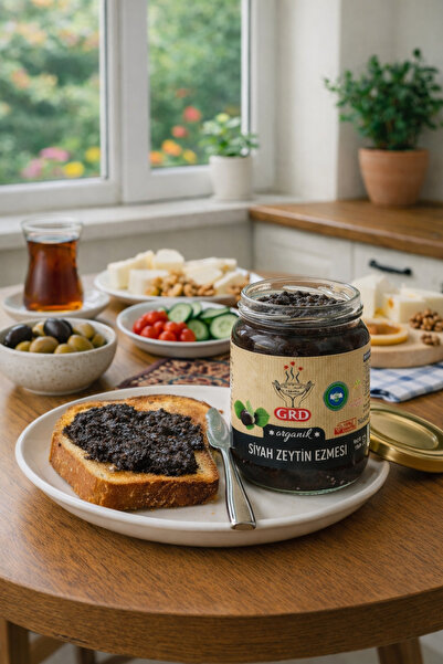 GRD GIDA GRD ORGANİK SİYAH ZEYTİN EZMESİ 180 GR