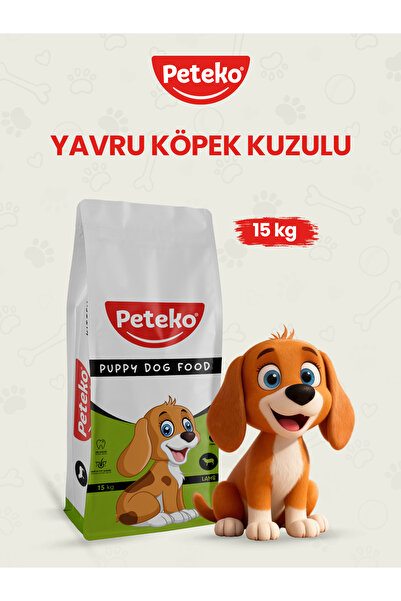 PetEko Yavru Köpek Kuru Maması Kuzulu Ve Pirinçli 15 Kg