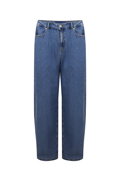 JJXX JXERIN BAGGY MW JEANS EX Mavi Kadın Jean Pantolon