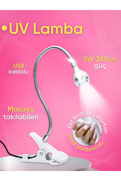 Endi Professional Masaya takılabilen USB Lamba LED/UV 5Watt