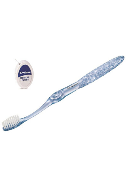 Trisa Periuță de dinți Vita Clean Sensitive, cu ață dentară cadou 654442