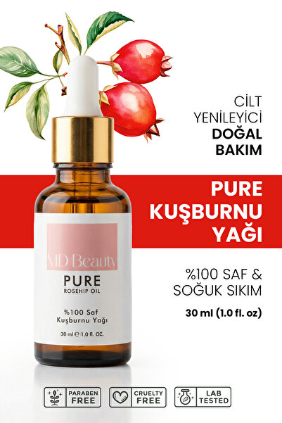 MDBeauty MD Beauty %100 Saf Soğuk Sıkım Kuşburnu Yağı 30 ml