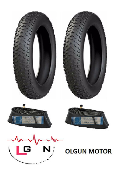 meghna 20 Jant 20x4.00 ZIRHLI Fat Bike Dış Lastiği X 2 Adet + İç Lastik Seti