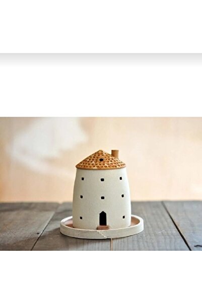 Elada Home Beton Mumluk, Tabaklı Mumluk, Ev Mumluk , Gece Lambası, Tütsülük, ...