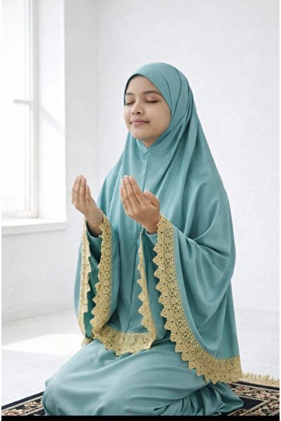 KanatGo Girl's Prayer Set – 2-Piece Worship Set with Headscarf