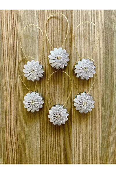 FEDA İSTANBUL Mıknatıslı Perde Mandalı 6 lı