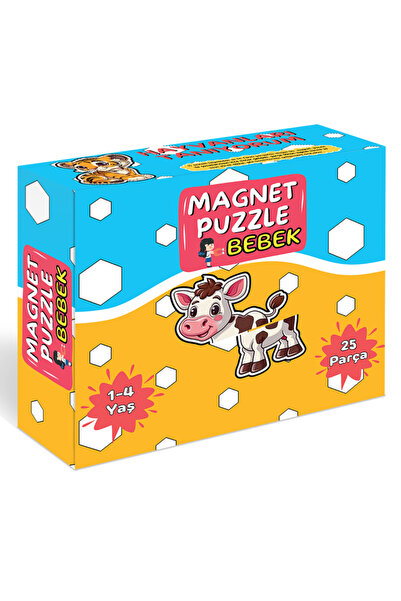 minkino 1-4 Yaş İlk Magnet Puzzle (Hayvanları Tanıyorum)