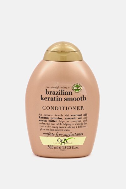 OGX Brazilian Keratin Smooth Conditioner 385 ml, Brown