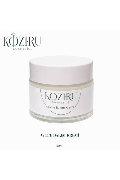 Gece Bakım Kremi – Seramid Kompleksi & Q10 İçeren Yoğun Nemlendirici Gece Kremi 50 ml
