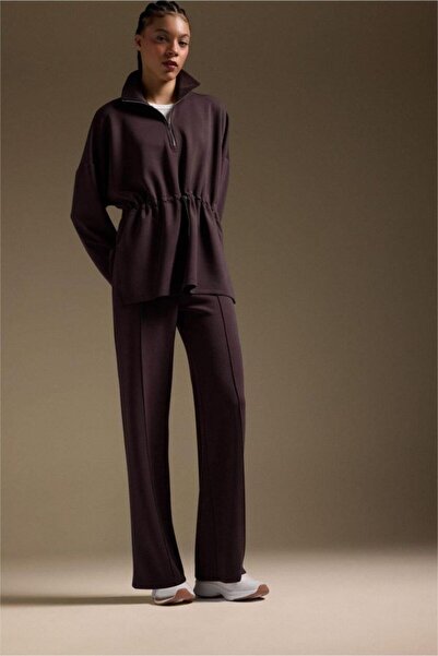 DeFacto Ίσια γραμμή, φαρδιά μπατζάκια, κανονικό μήκος, αθλητικό παντελόνι Μον...