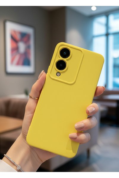 TechTrove Vivo Y17S Case Inside Velvet Soft Silicone Launch Cover