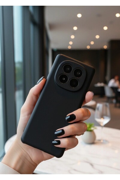 TechTrove Xiaomi Redmi Note 14 Pro 5G Kılıf Içi Kadife Tasarımlı Kamera Korum...