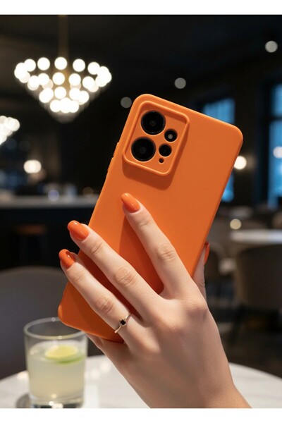 TechTrove Xiaomi Redmi Note 12 4G Kılıf Içi Kadife Süet Tasarımlı Kamera Koru...