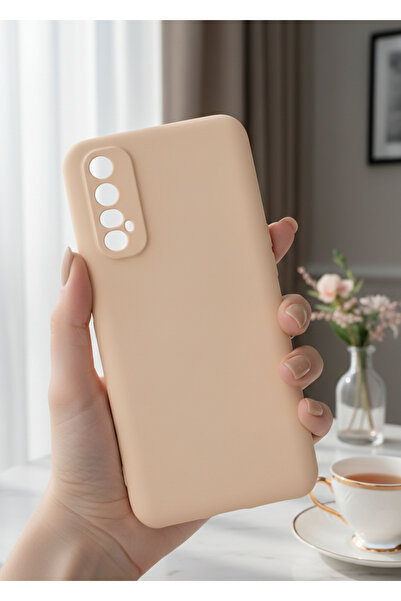 TechTrove Realme 7 Kılıf İçi Kadife Soft Silikon Lansman Kapak