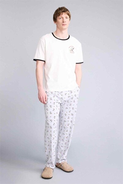 DeFacto Snoopy Regular Fit Short Sleeve 2-Piece Set (26 Sp)