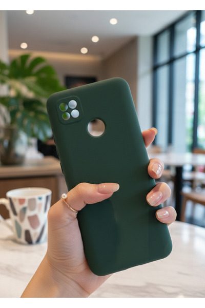 TechTrove Xiaomi Redmi 9C Kılıf Içi Kadife Süet Tasarımlı Kamera Korumalı Sil...