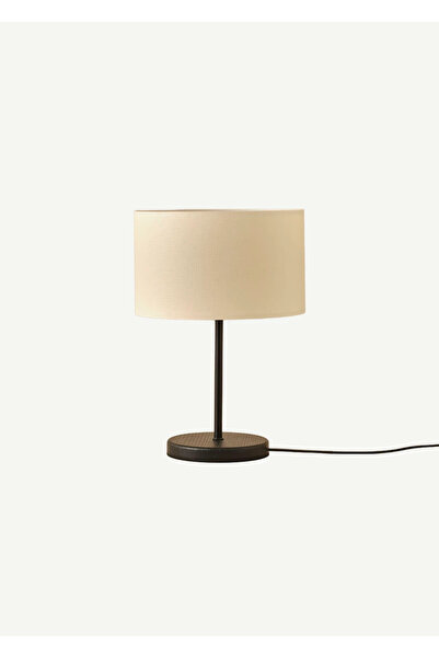 Bella Maison Mood Lampshade Cylinder Headed Finlin Cream-Black (25X15X36 cm)