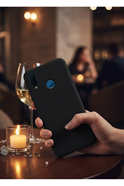 TechTrove Huawei P20 Lite Kılıf İçi Kadife Soft Silikon Lansman Kapak