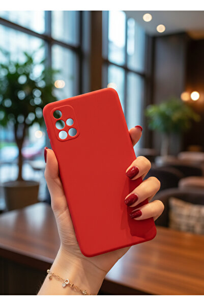 TechTrove Galaxy M51 Uyumlu Kılıf İçi Kadife Soft Silikon Lansman Kapak