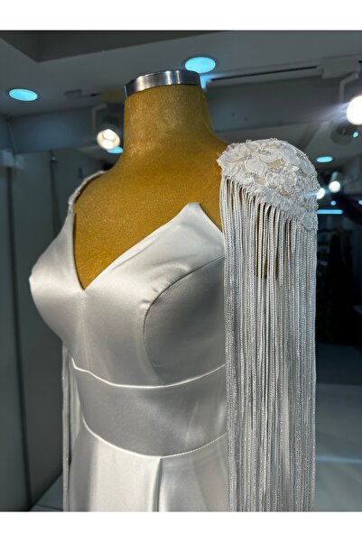 sanem moda Tasseled Shoulder Attachment for Wedding Dress, Evening Gown, Afte...