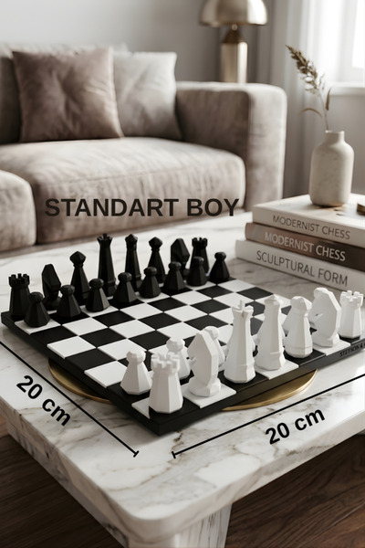 DlaraJewelry Taşınabilir Katlanabilir Satranç Takımı – Silindir Formlu Saklam...