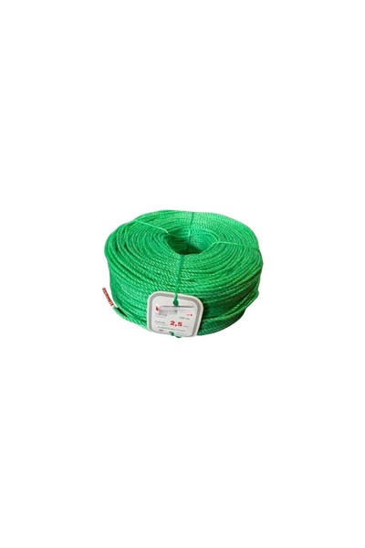 NEALIRSANUCUZ Rope-rope-clothesline-flag-rope-200m-2,5mm Green