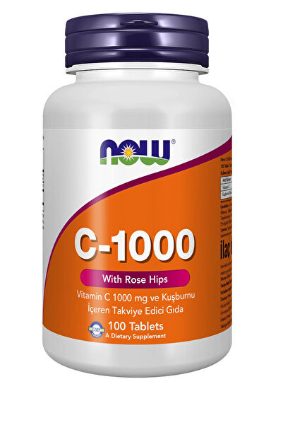 Now C-1000 Antioksidan Koruma, 100 Tablet, 1000 mg