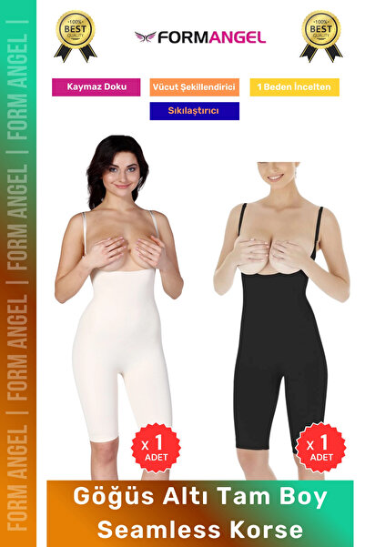 Form Angel Underbust Full-Length Corset Seamless Corset with Massage