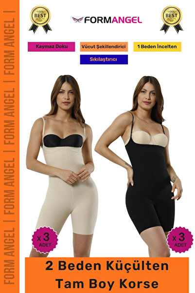 Carlburn # Corset pentru modelarea corpului, cu textură anti-alunecare, tăiat...