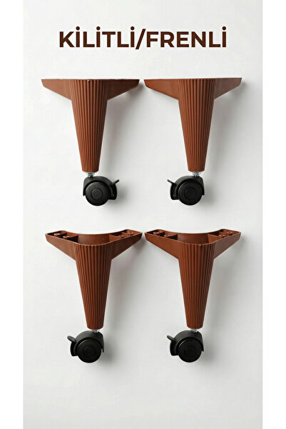 modacikadin Kilitli Frenli Tekerlekli Masa Ayağı,akıllı Sehpa Ayağı, Sihirli ...