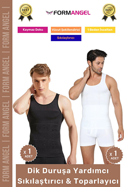 Form Angel # Men's Corset for Upright Posture, Body Waist and Chest Enhancer,...