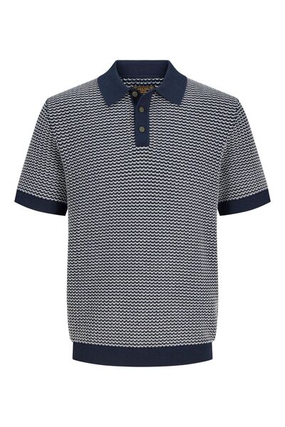 Jack & Jones Plus Gestricktes Polo Plus Size Gestricktes Polo