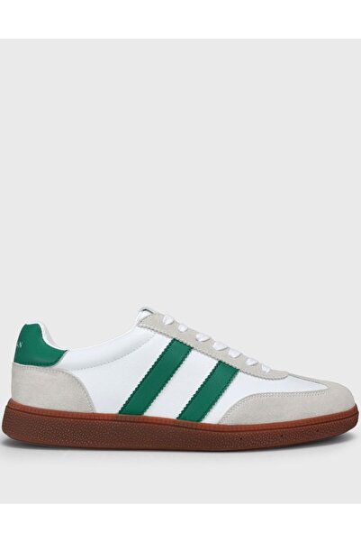 Lufian 111230322 Mike Sneaker Erkek Deri Ayakkabı YEŞİL